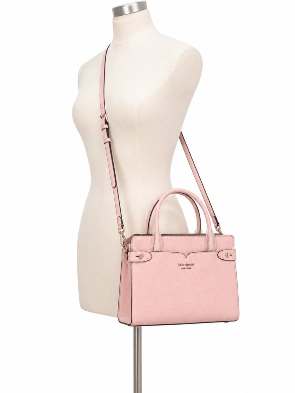 NWT Kate Spade New York Medium Satchel + Matching Wallet Set in Tutu Pink - Picture 9 of 9